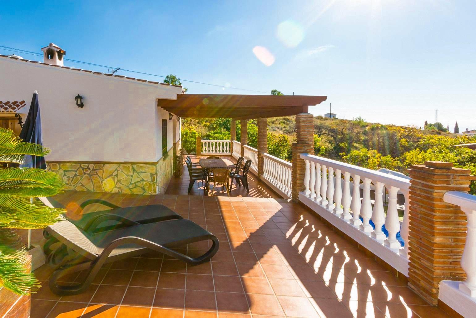 Outdoor dining area