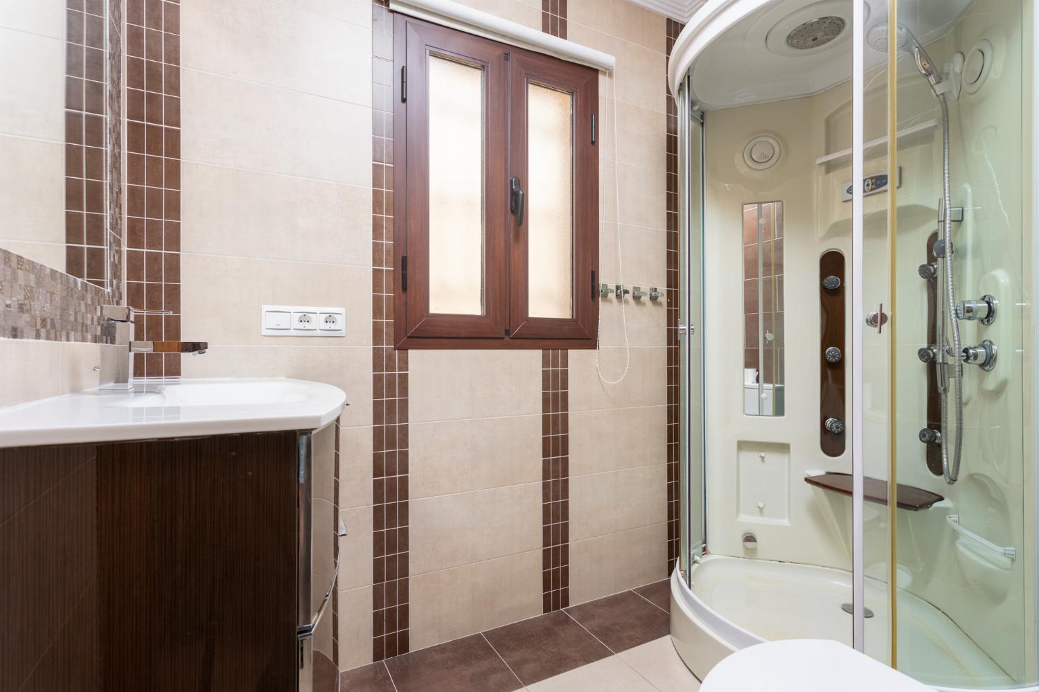 Family bathroom with shower