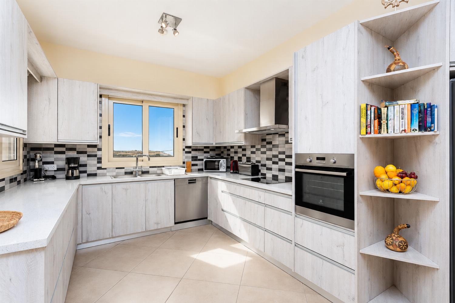 Equipped kitchen on ground floor