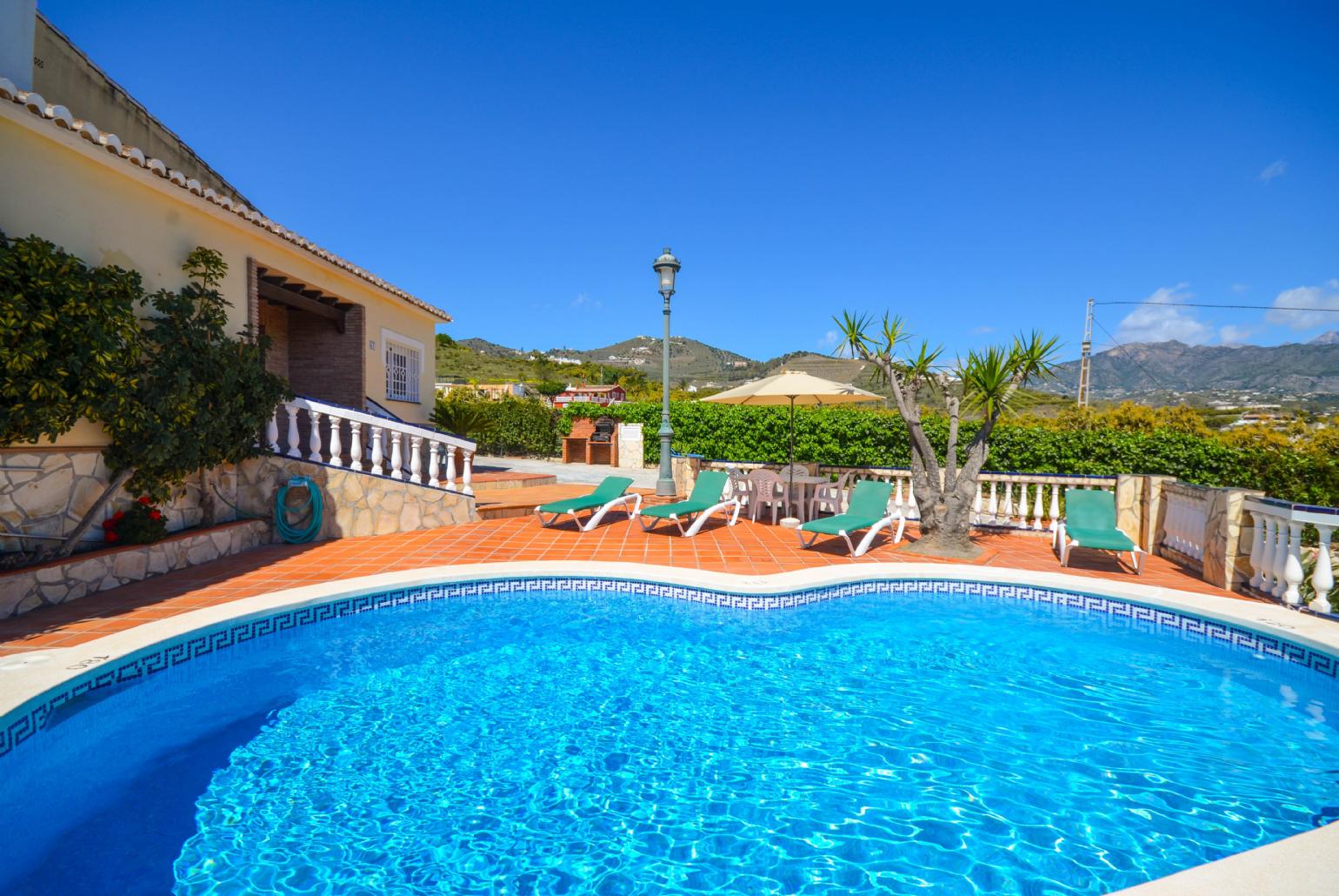 Private pool and terrace