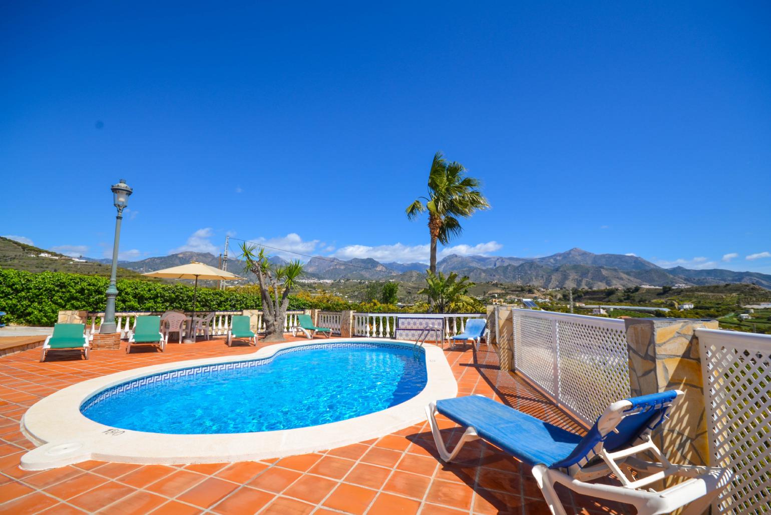 Private pool and terrace
