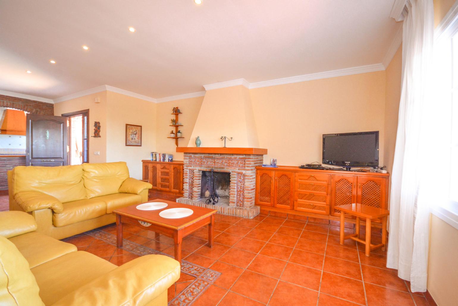 Living area with WiFi, TV, and DVD