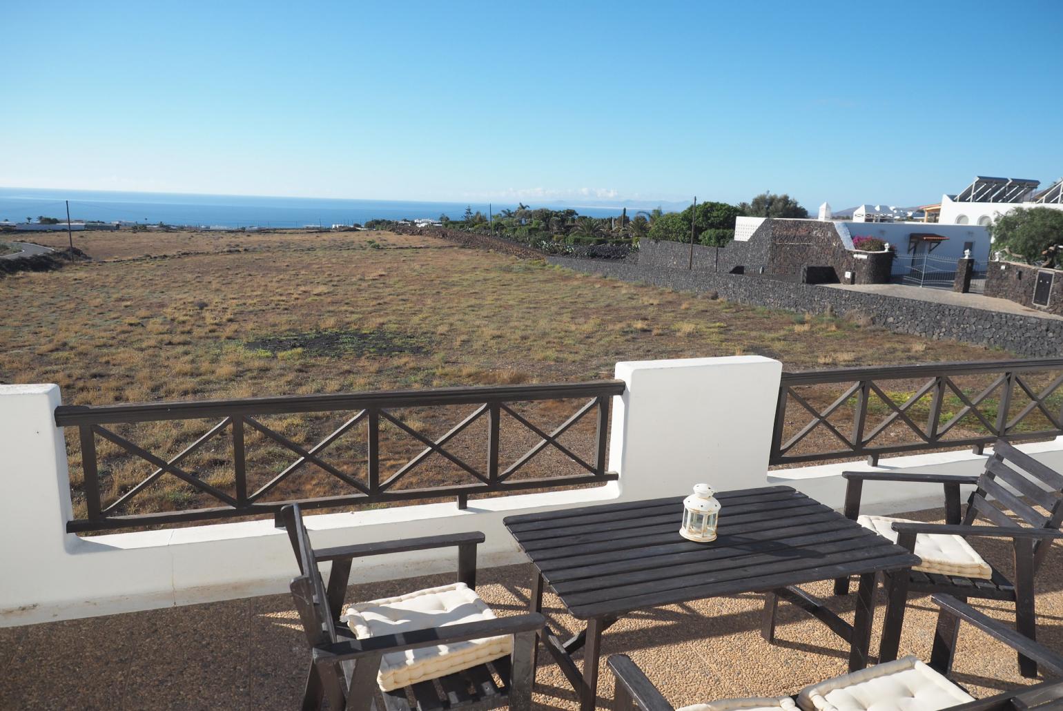 Terrace with sea views