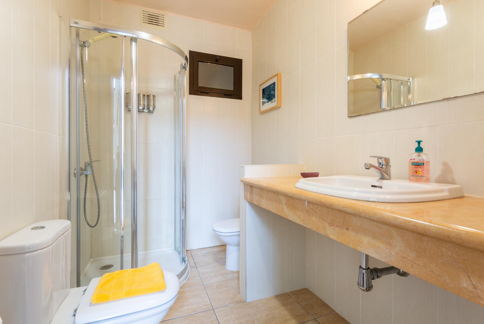 Family bathroom with shower