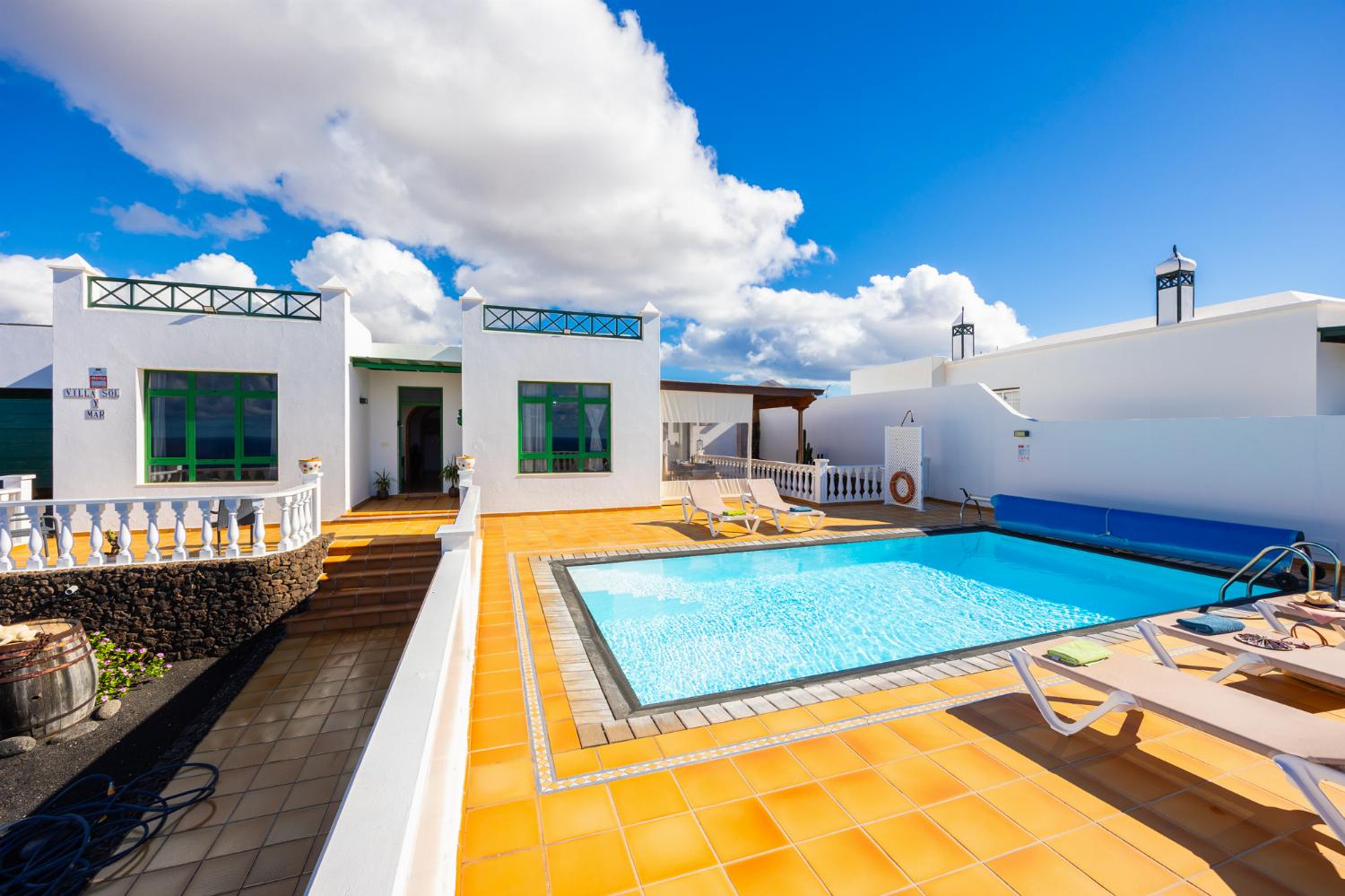 Beautiful villa with private pool and terrace with sea views