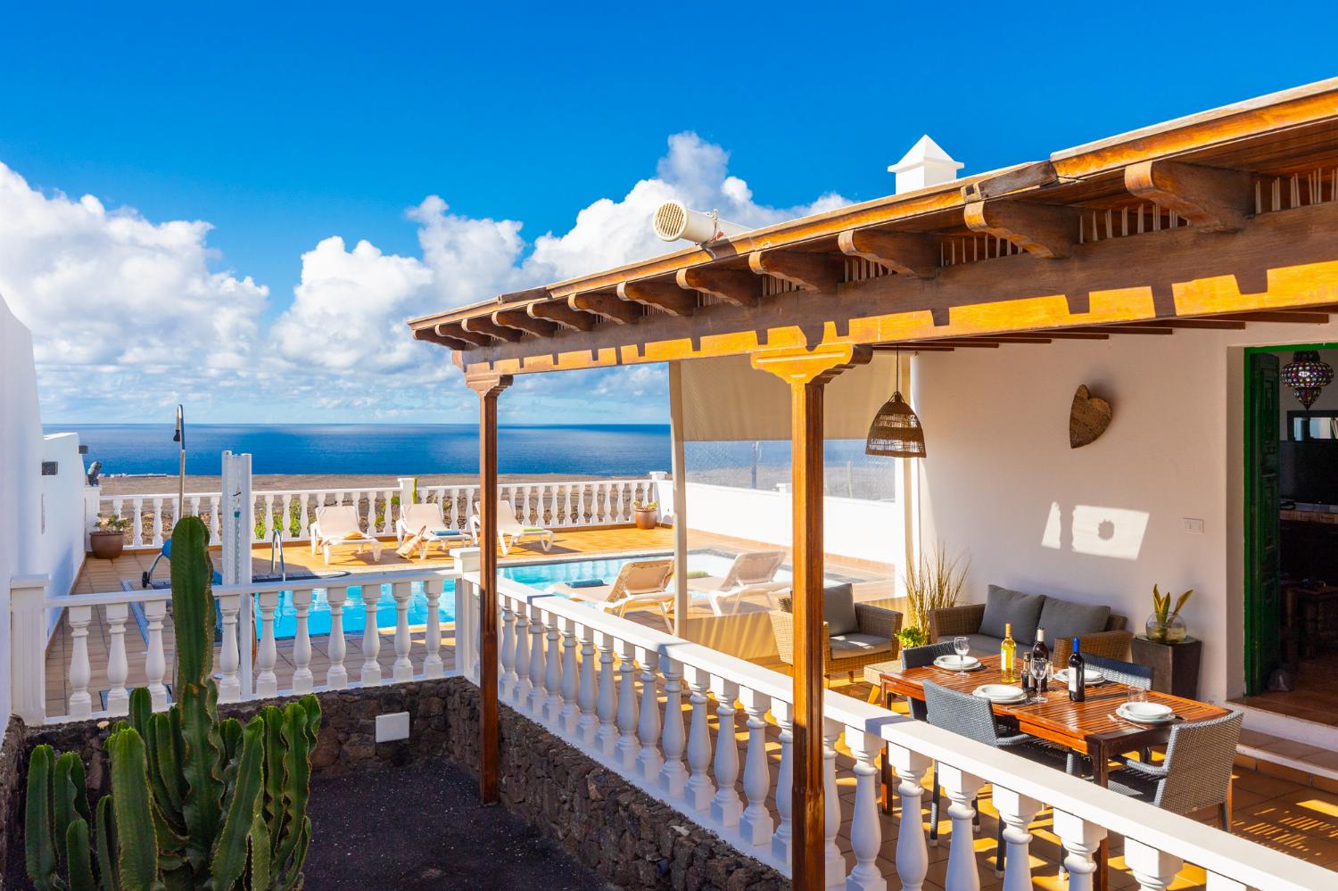 Beautiful villa with private pool and terrace with sea views
