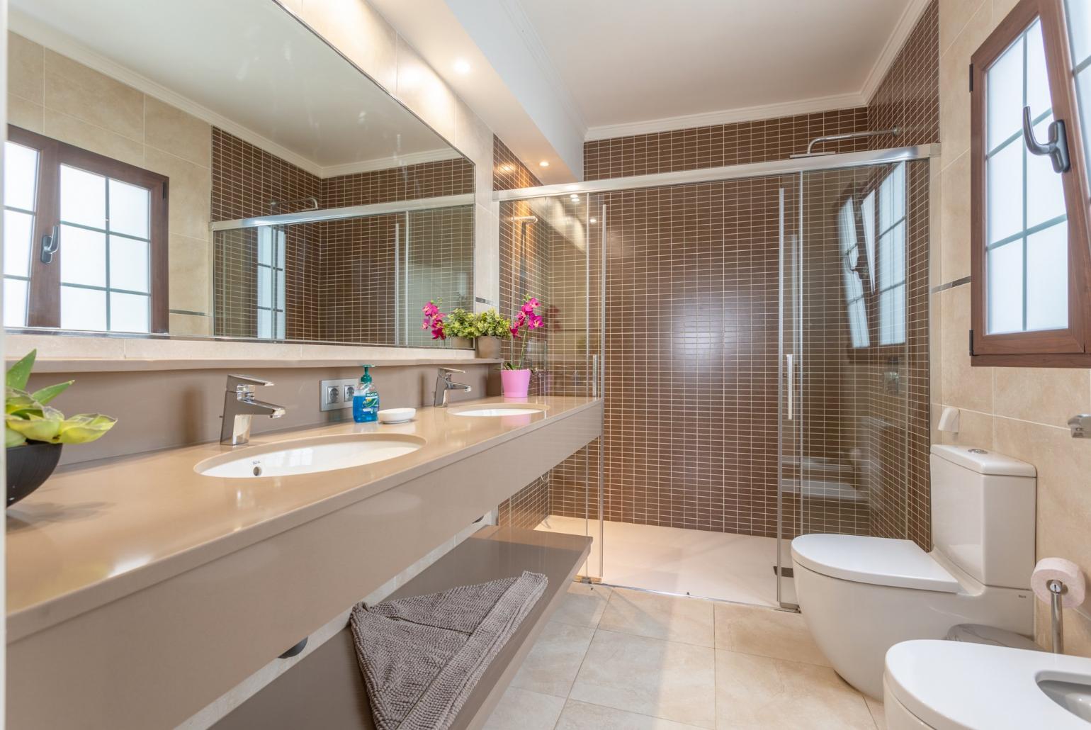 Family bathroom with shower