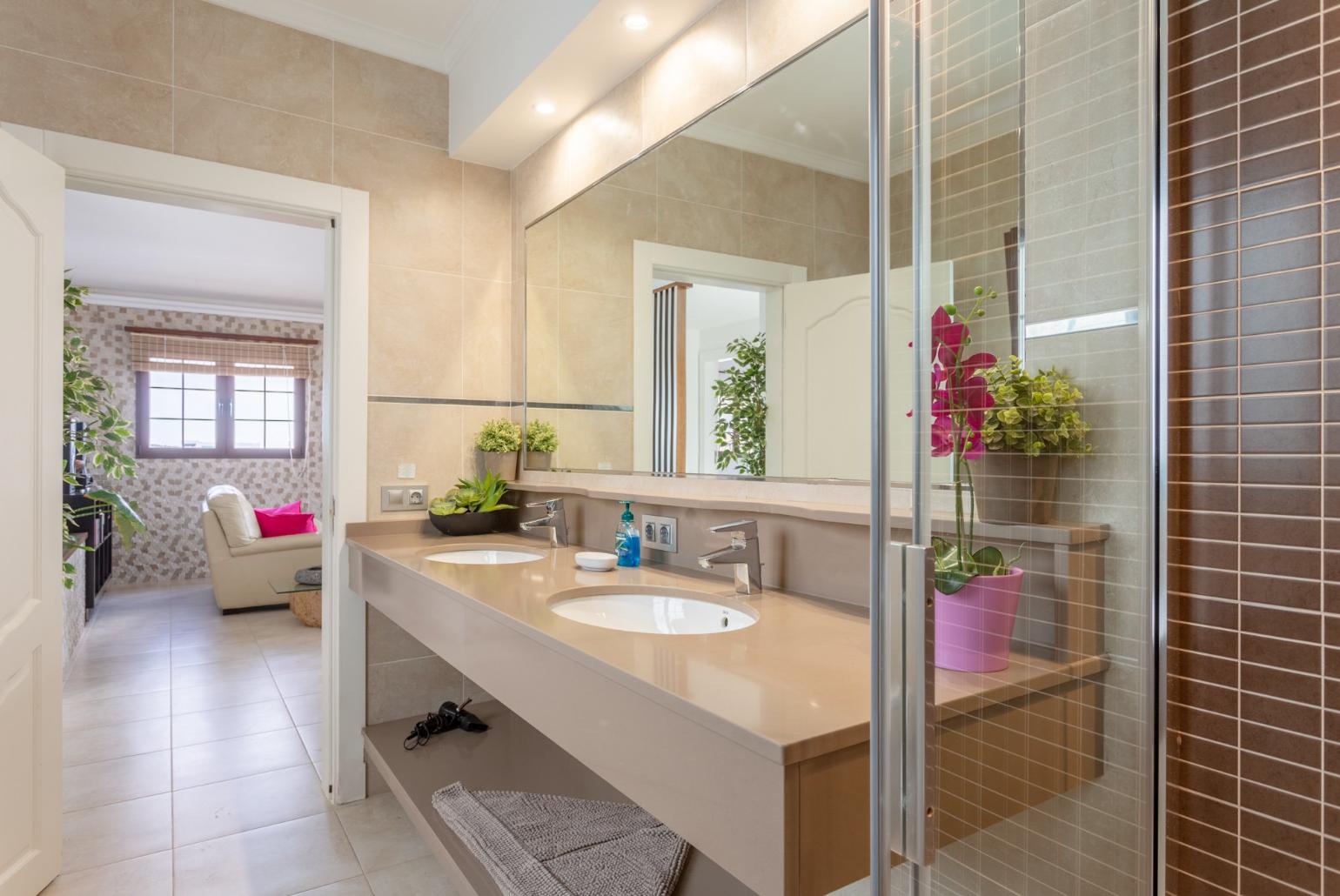 Family bathroom with shower