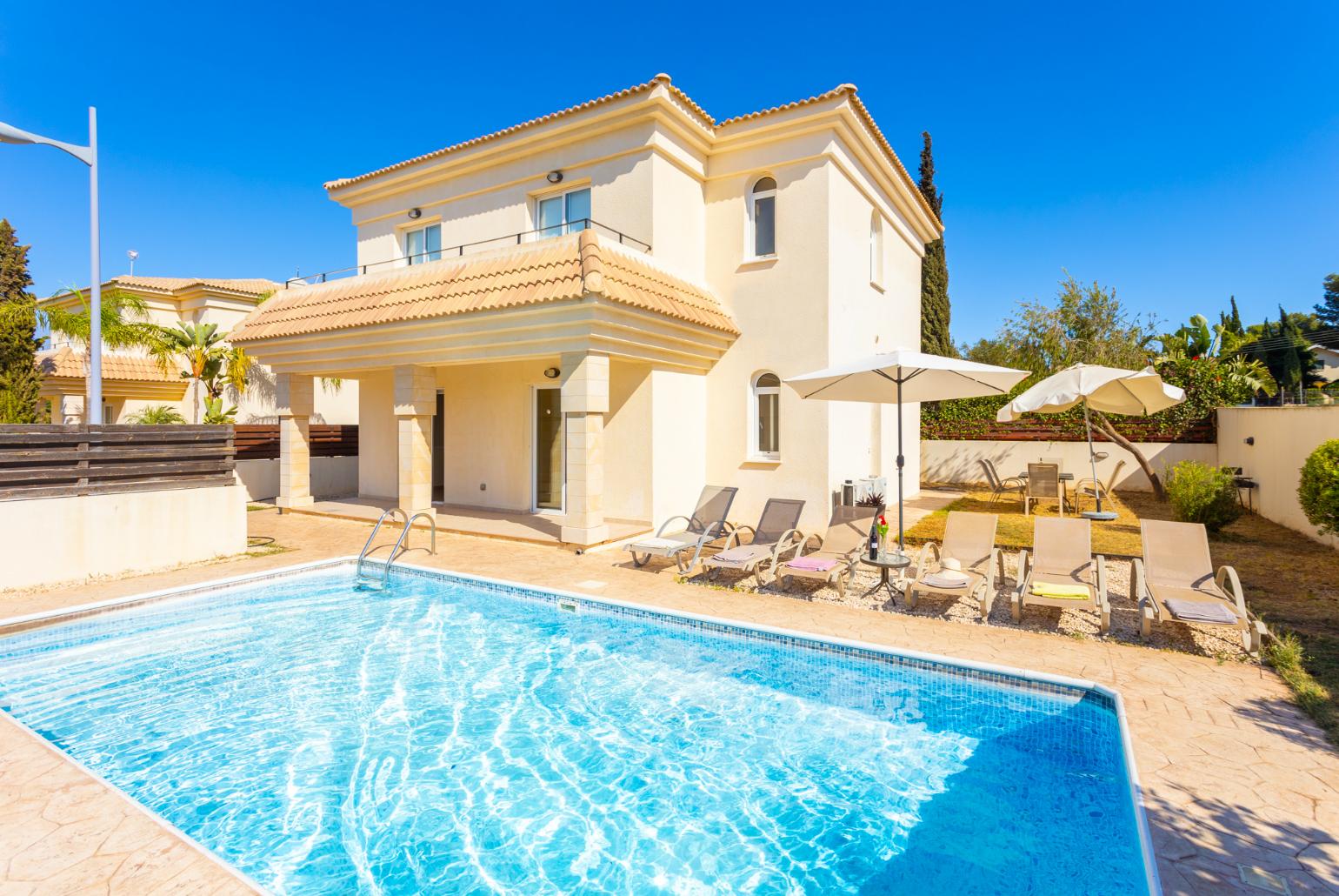 ,Beautiful villa with private pool and terrace