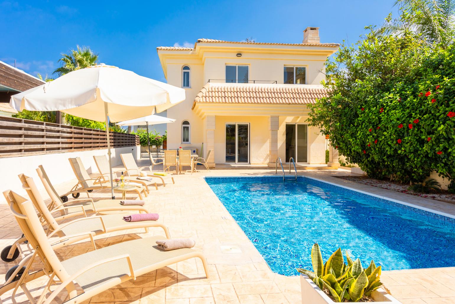 ,Beautiful villa with private pool and terrace