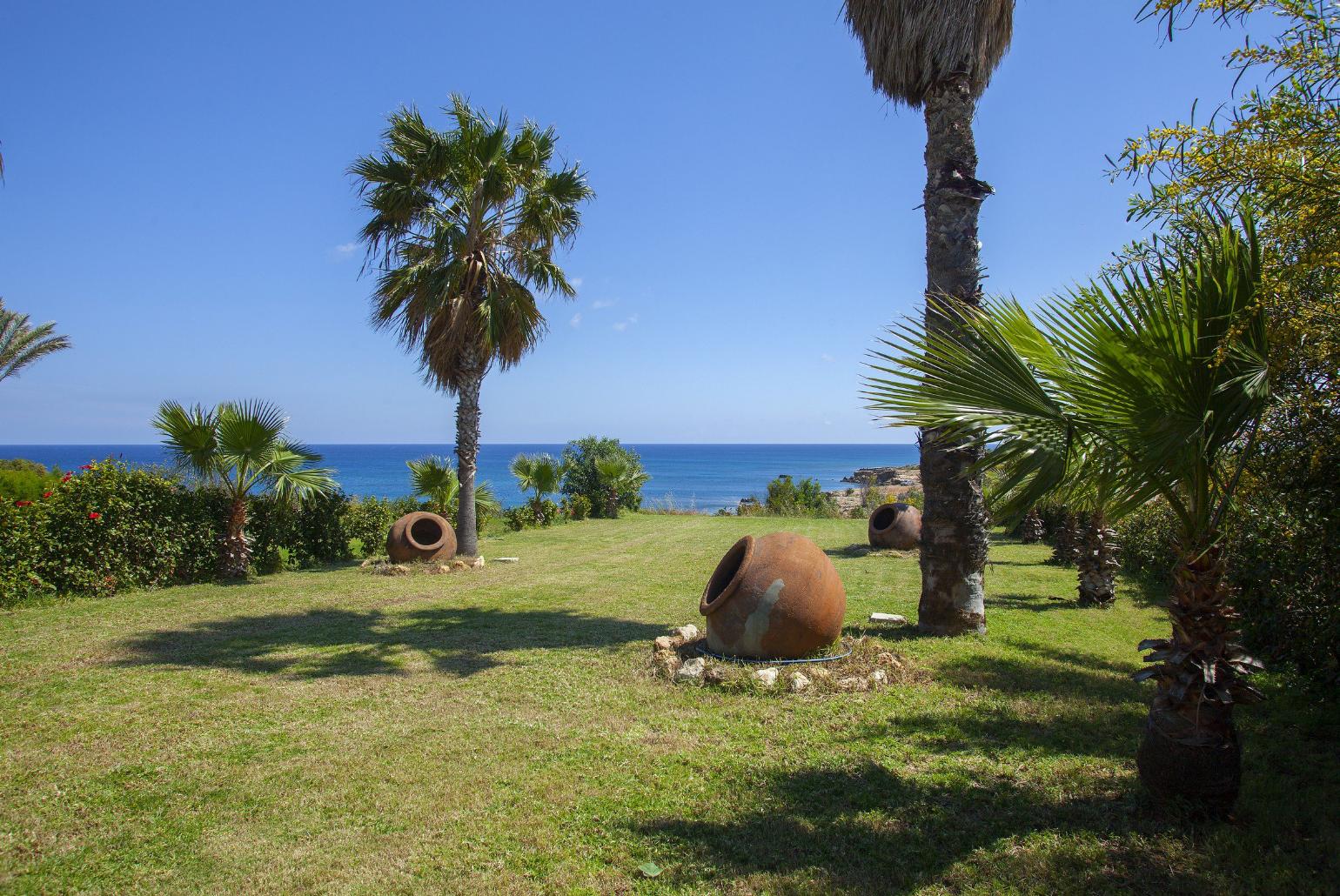 Garden area with views of Malama Beach