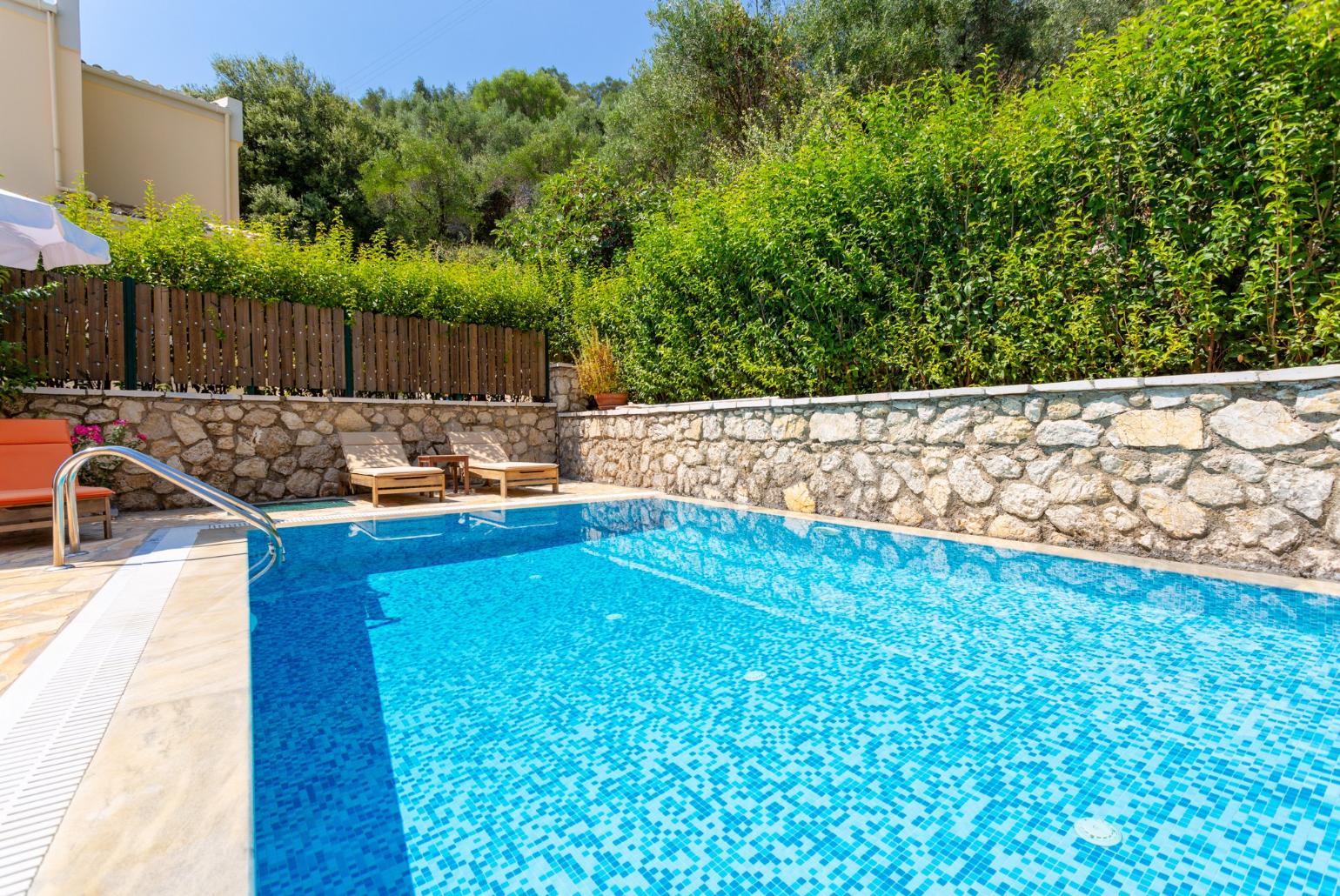 ,Private pool and terrace