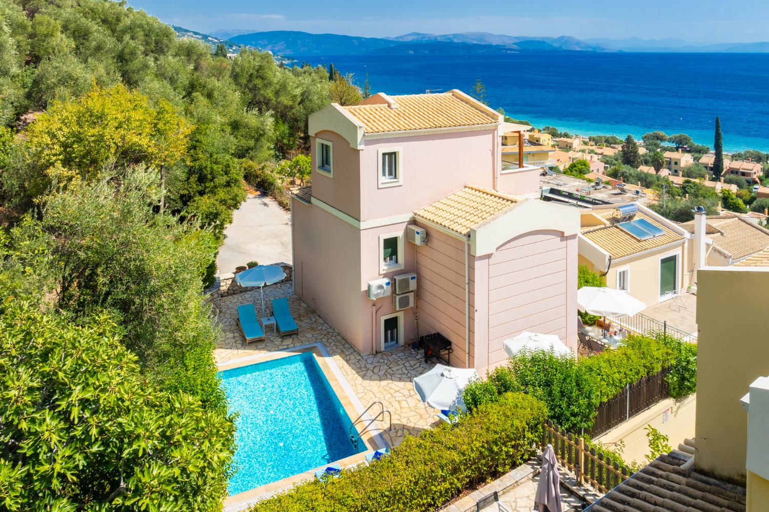 Beautiful villa with private pool and terrace with sea views