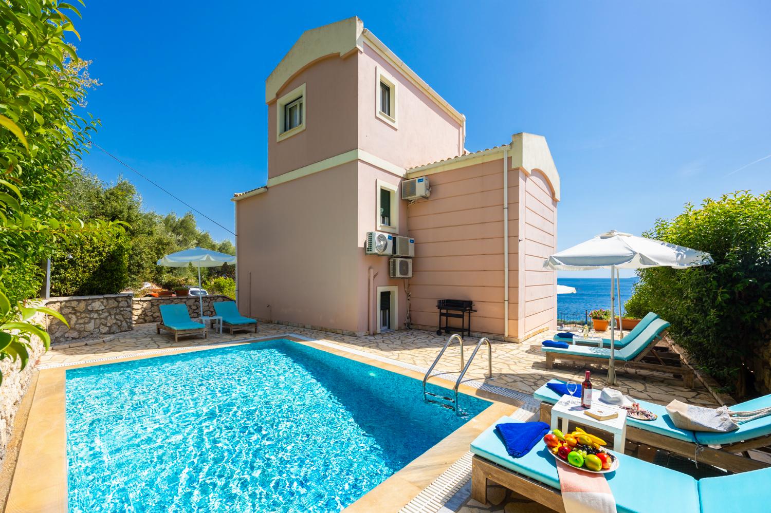 Beautiful villa with private pool and terrace with sea views