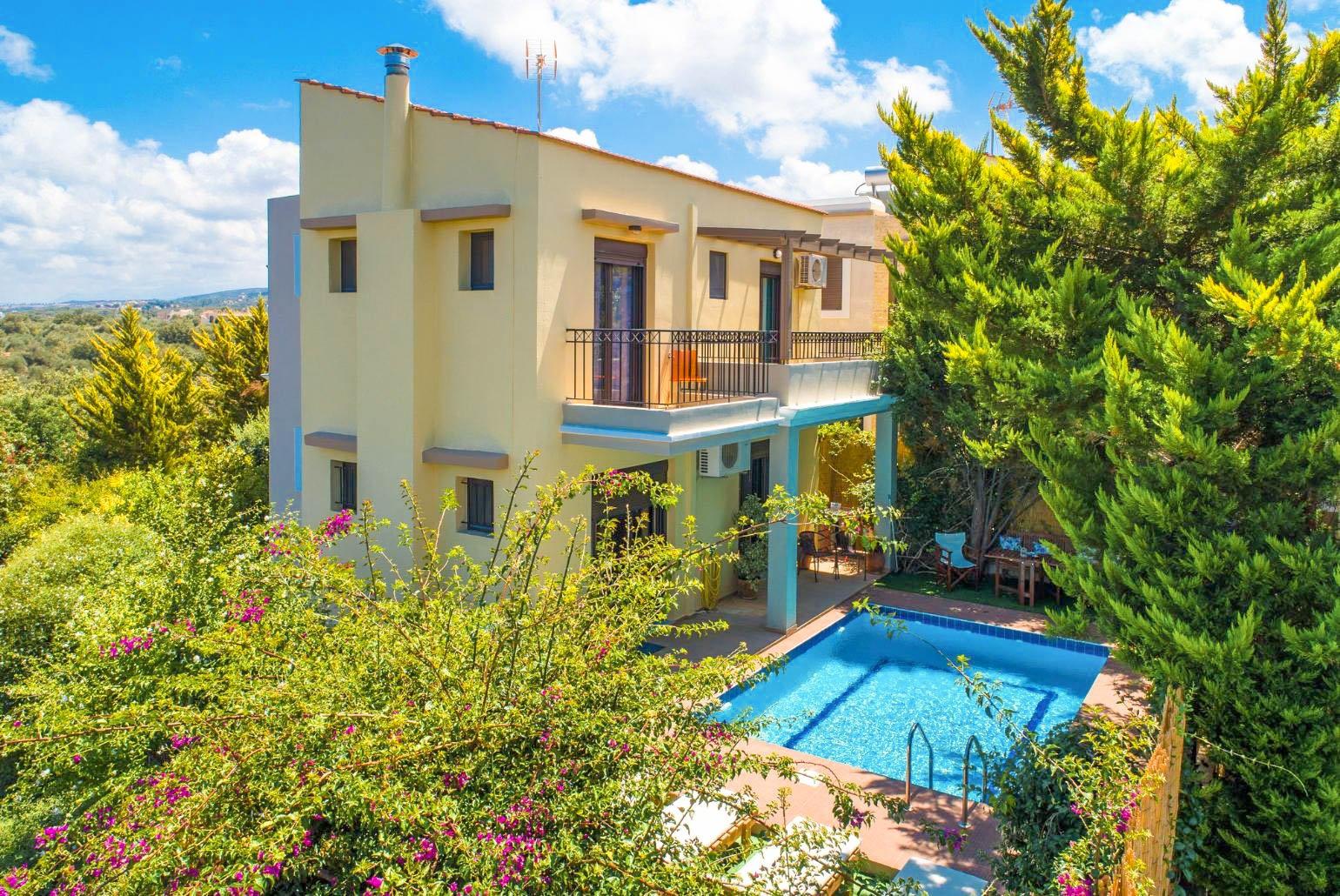 Aerial view of the Villa 