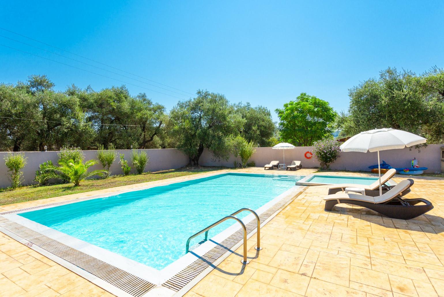 Private pool and terrace