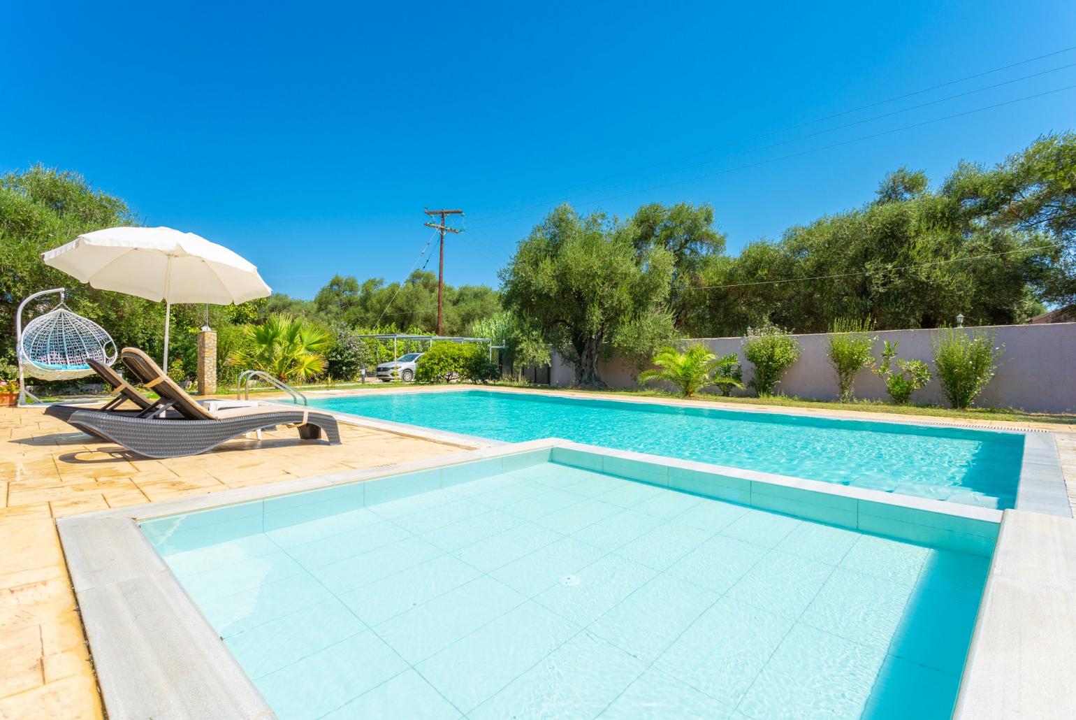 Private pool and terrace