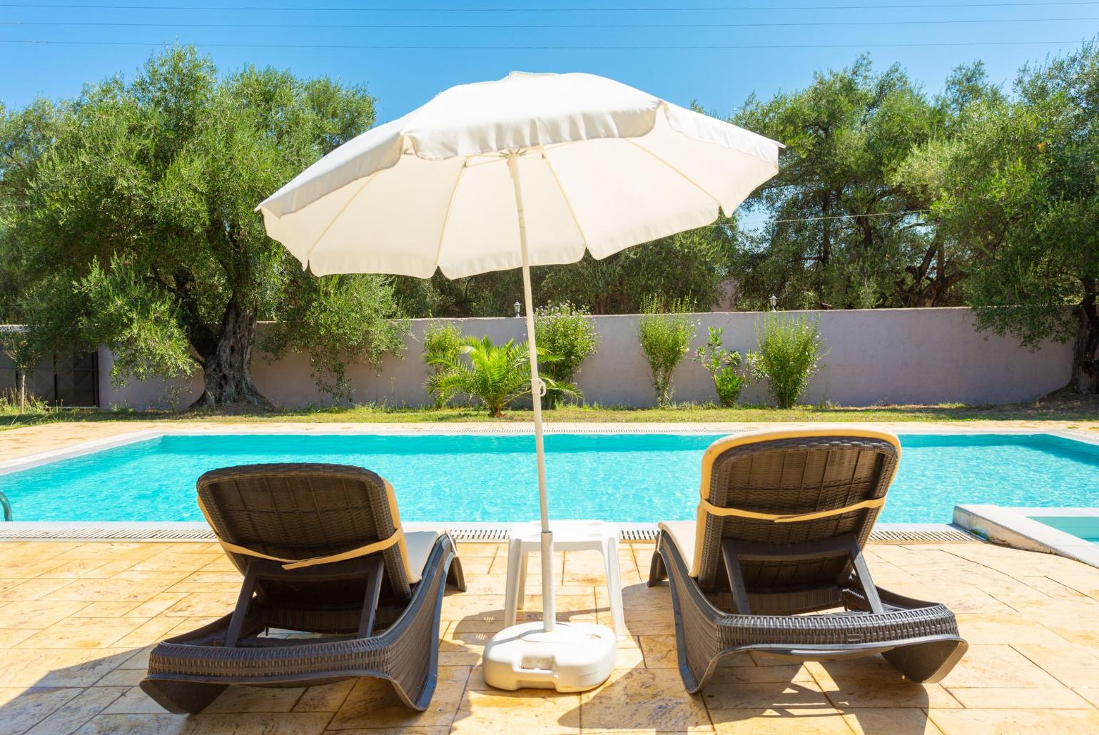 Private pool and terrace