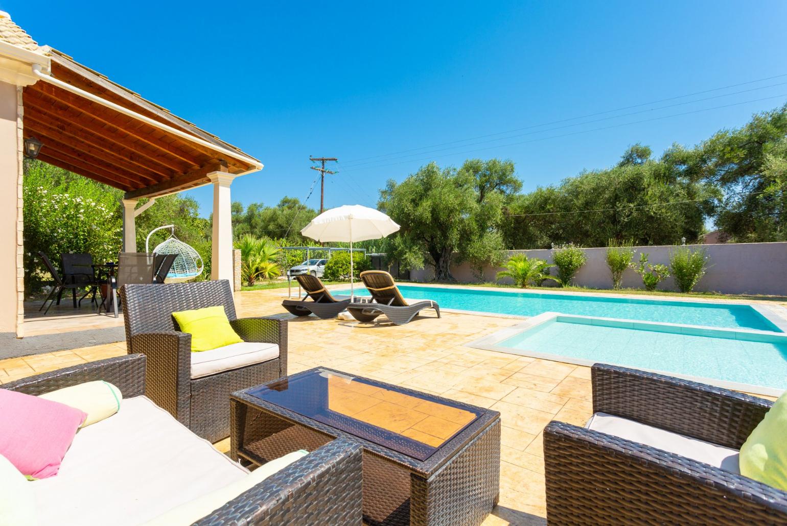 Private pool and terrace