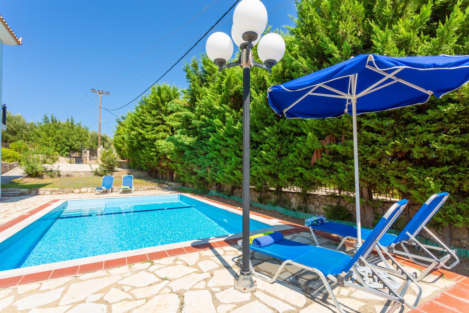 Private pool and terrace