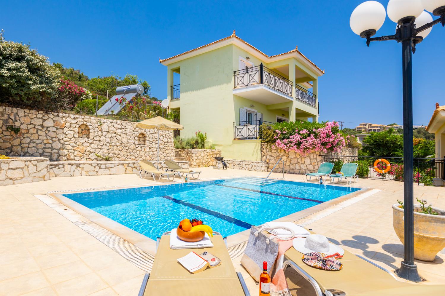 Beautiful villa with private pool and terrace with sea views
