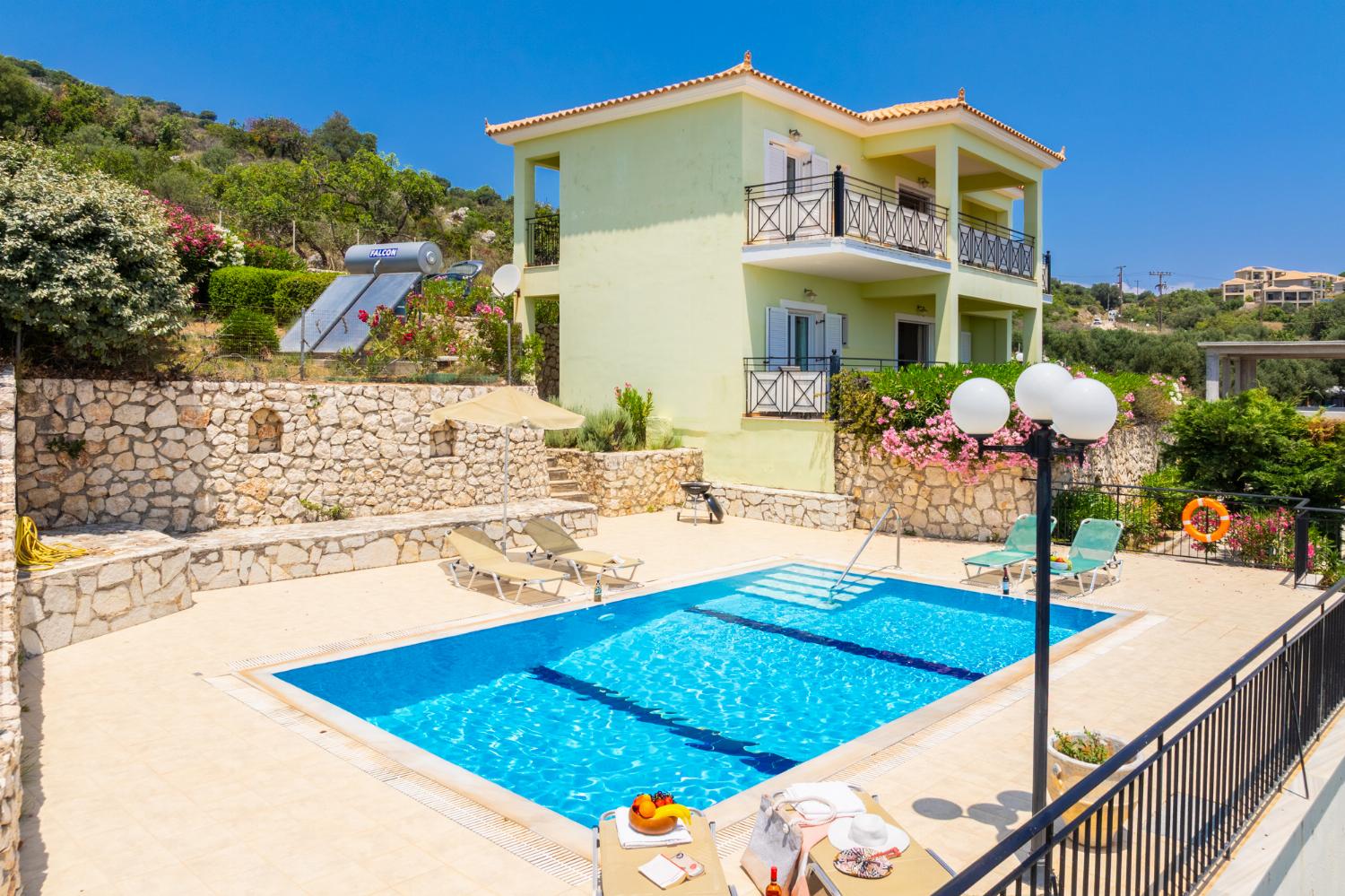 Beautiful villa with private pool and terrace with sea views