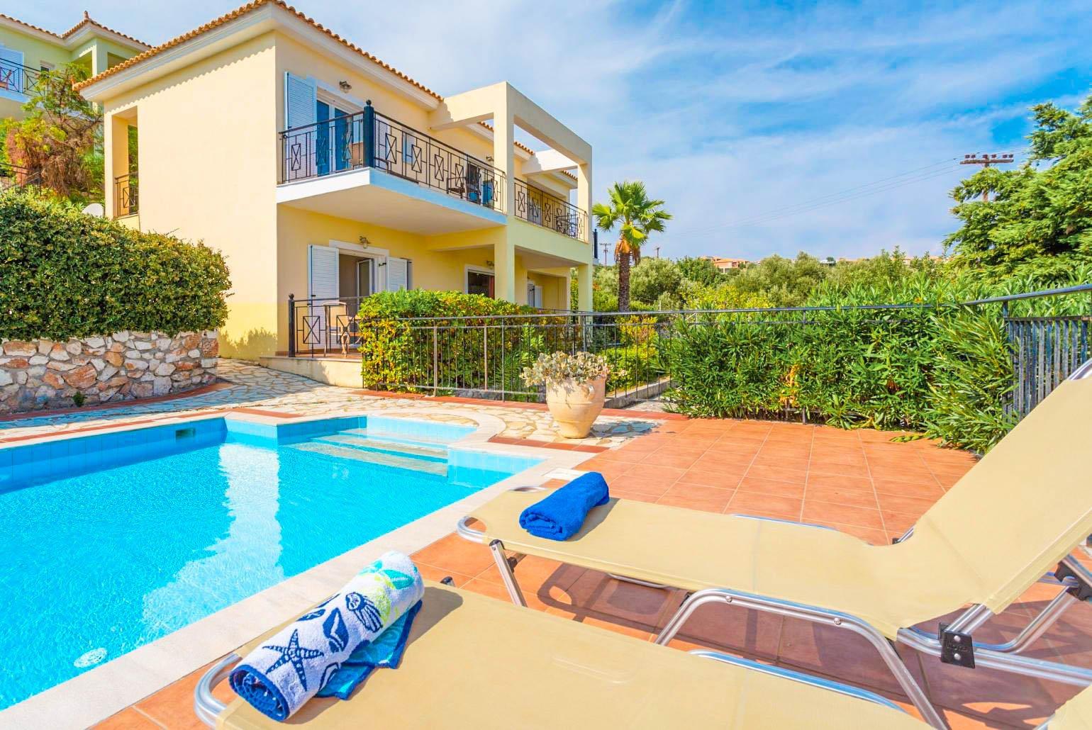 ,Beautiful villa with private pool and terrace