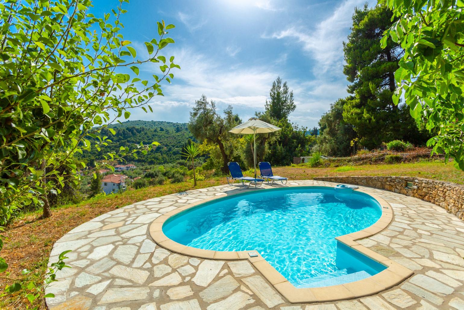 Private pool and terrace