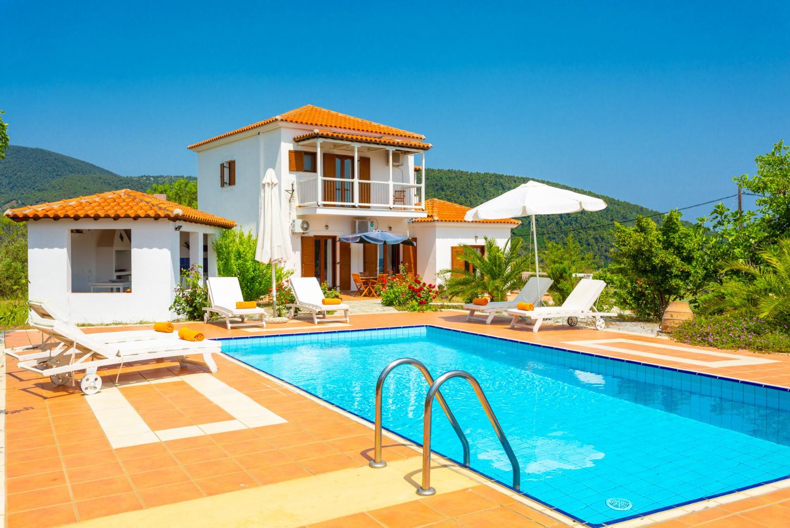 ,Beautiful villa with private pool and terrace