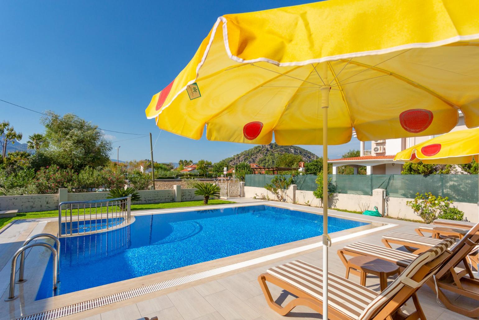 Private pool and terrace