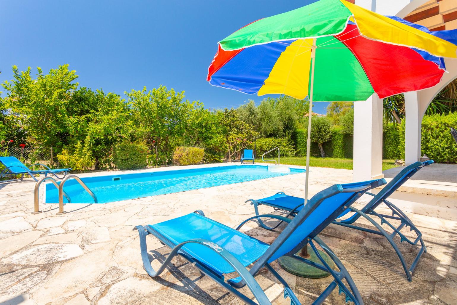 Private pool and terrace