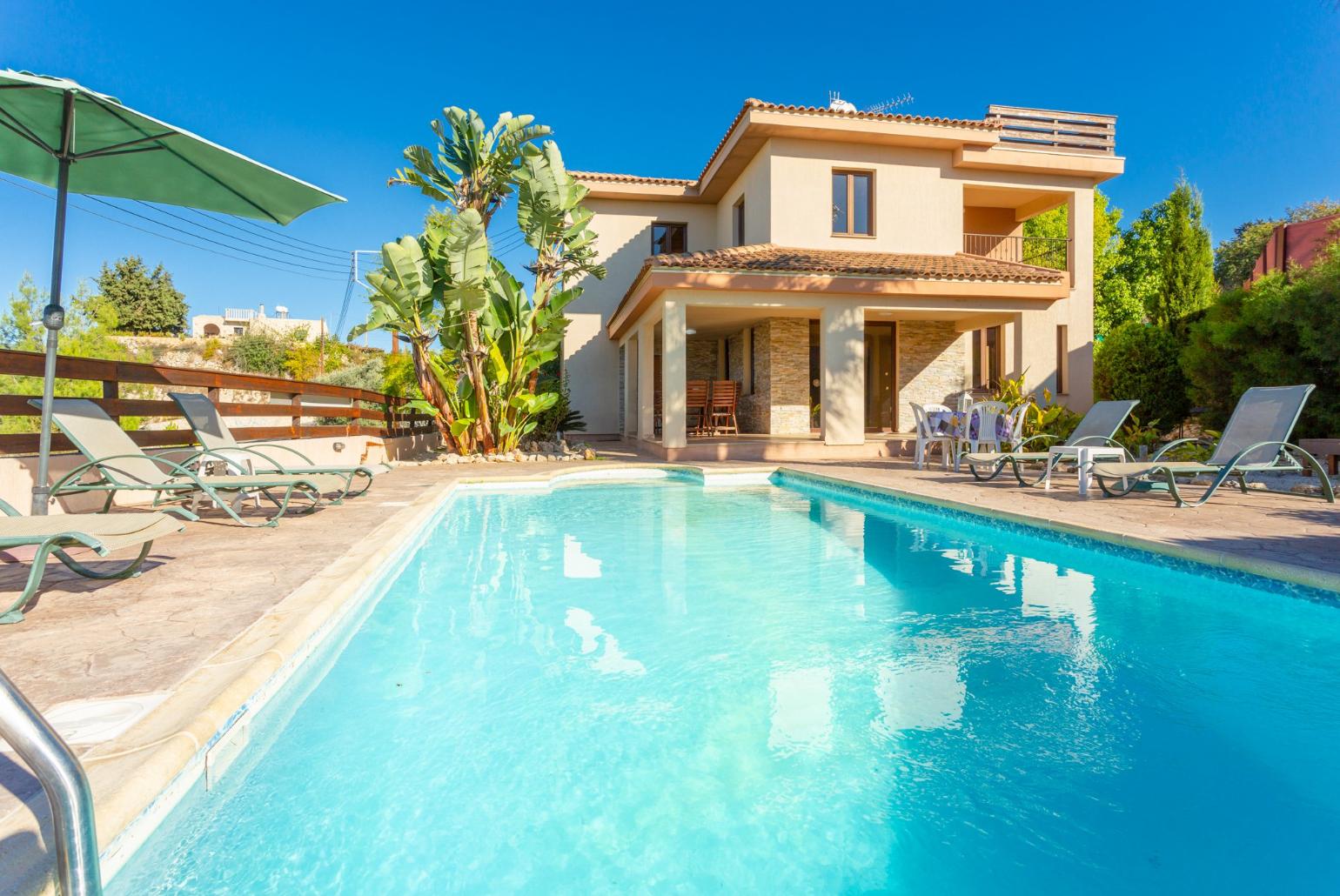 Beautiful villa with private pool and terrace with sea views