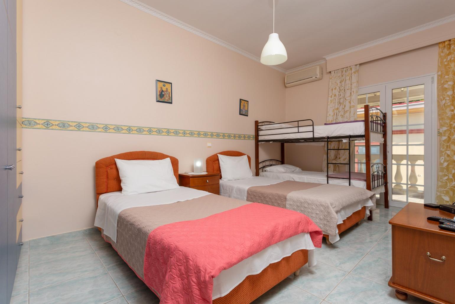 Single bedroom with A/C