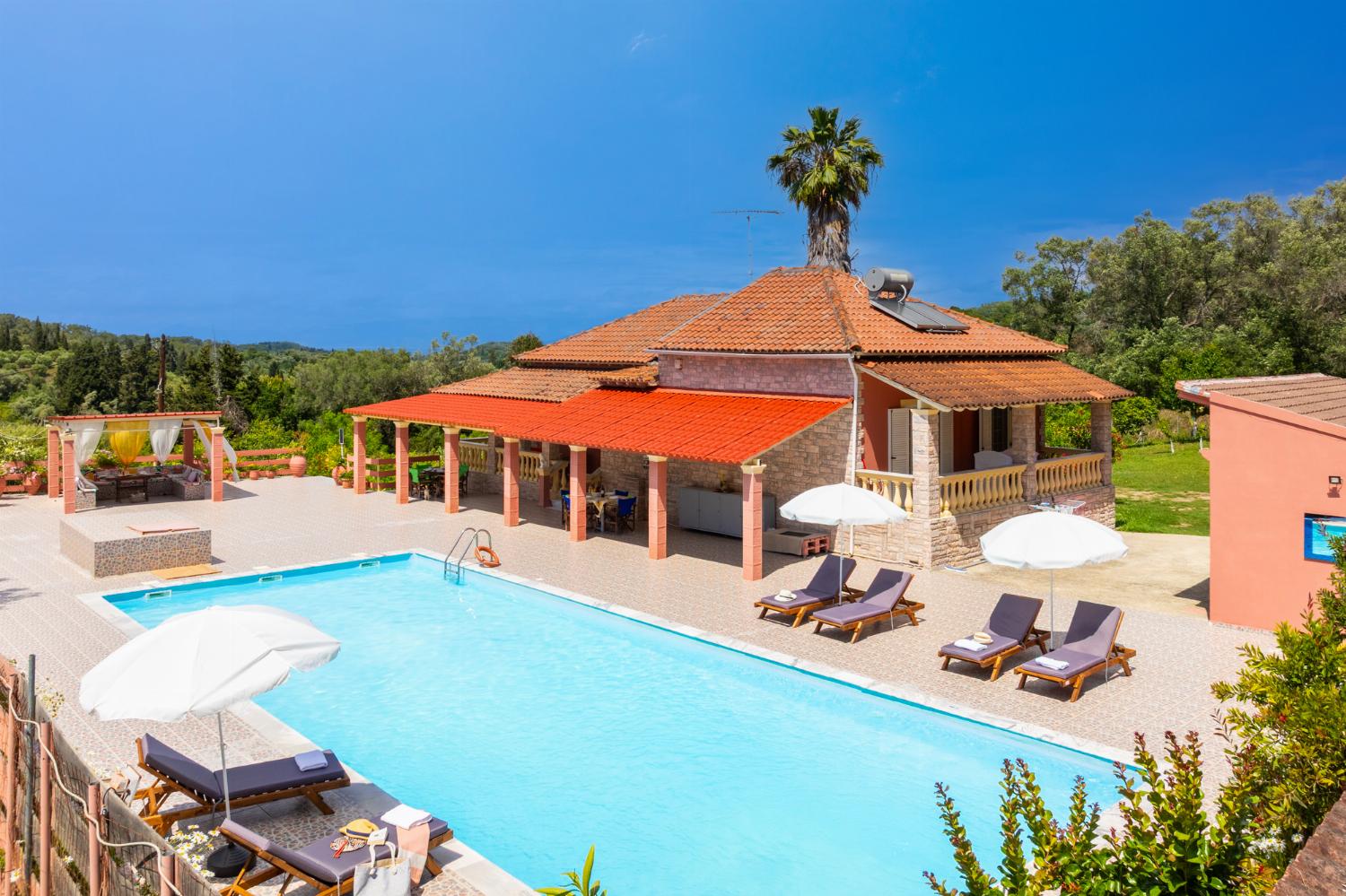 ,Beautiful villa with private pool and terrace
