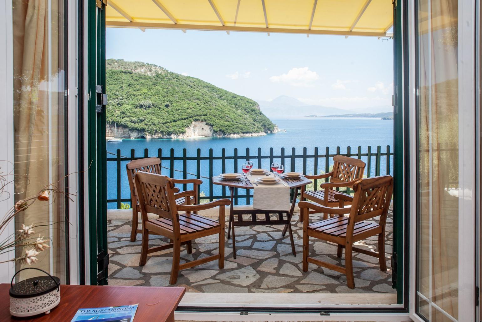 Terrace with sea views