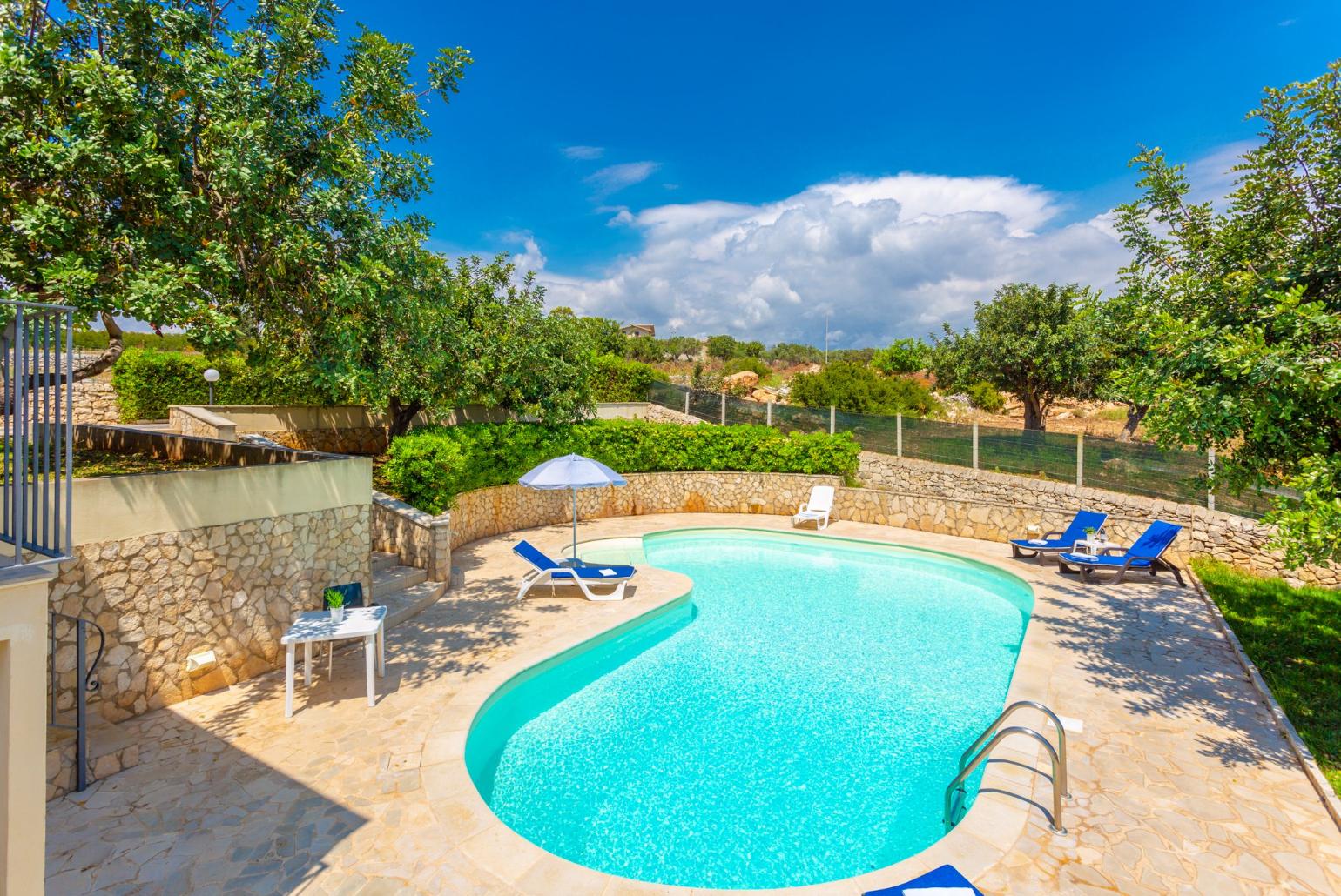 Private pool and terrace