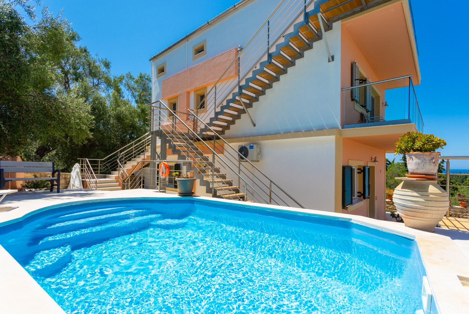 Beautiful villa with private pools and terrace with sea views