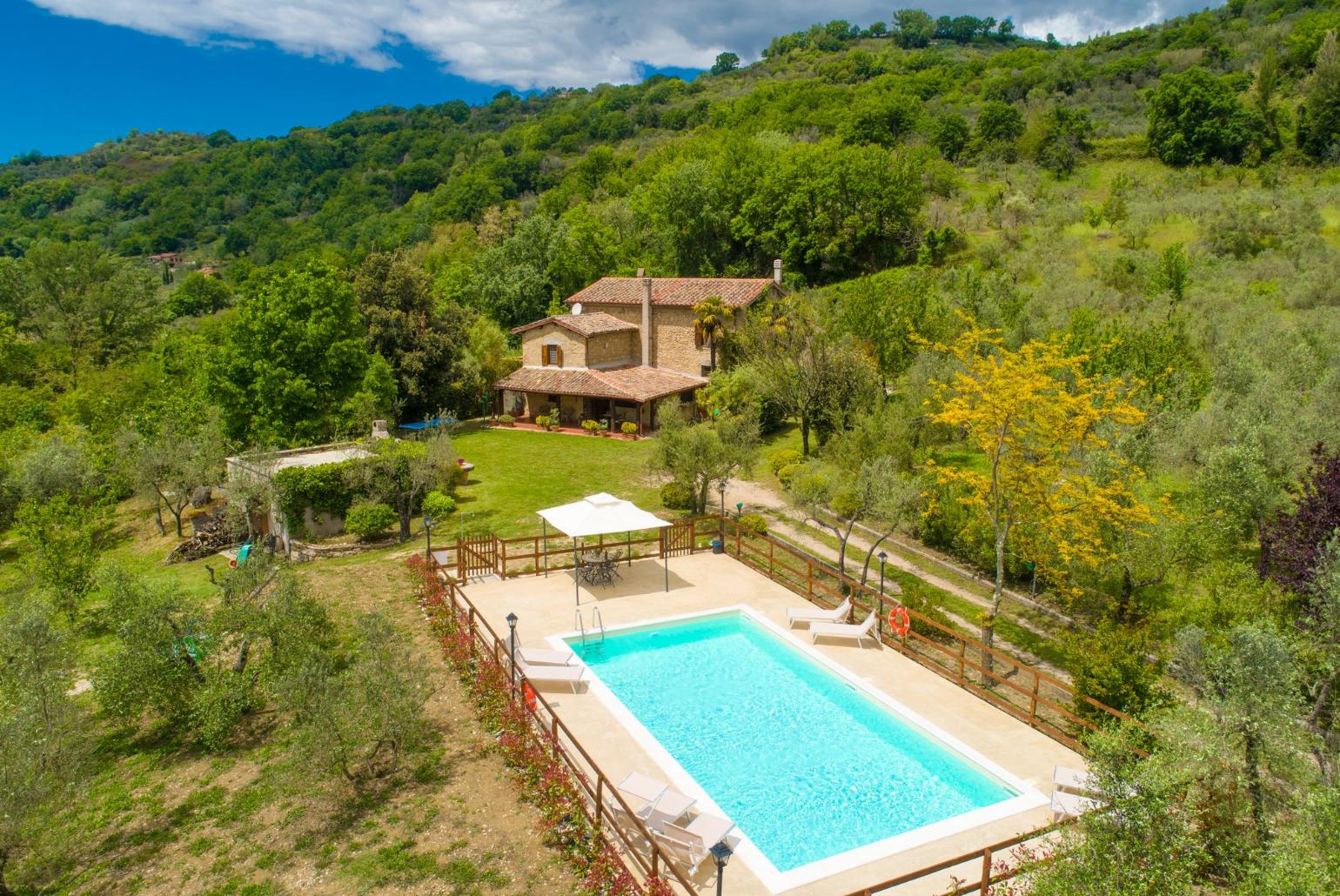 Beautiful villa with private pool and terrace