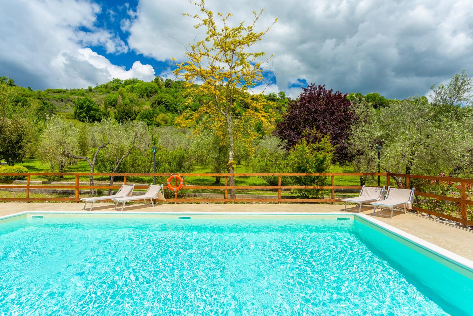 Private pool and terrace