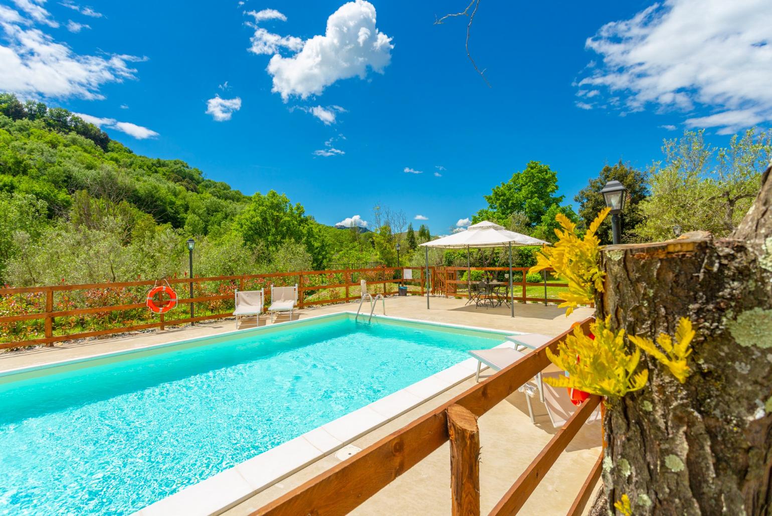 Private pool and terrace