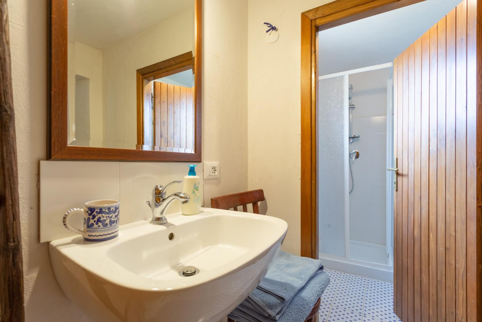 Family bathroom with shower