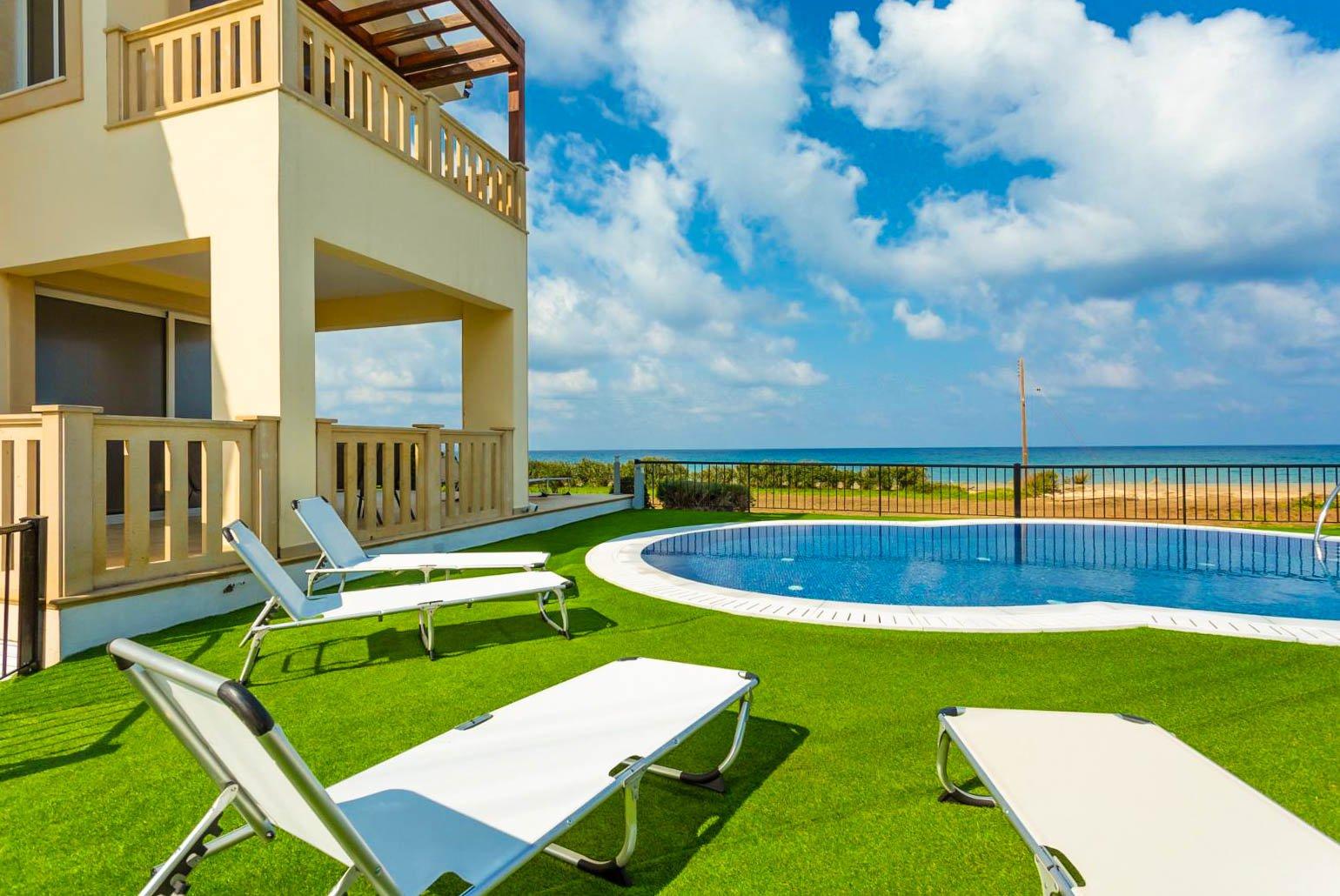 Beautiful villa with private pool and terrace with panoramic sea views