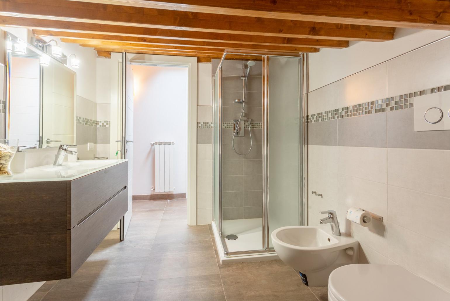 Family bathroom with shower