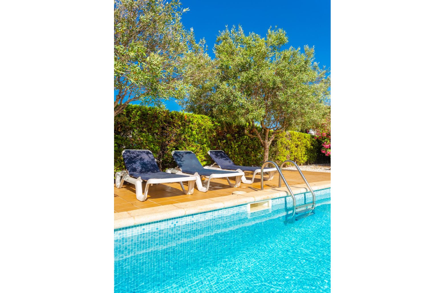 Private pool and terrace