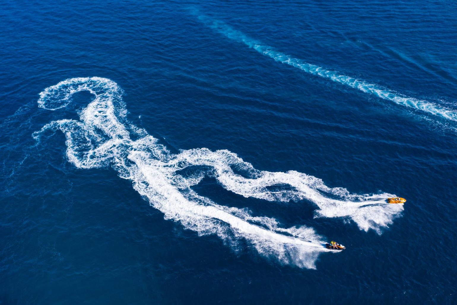 Jet skiing in Cala D Or