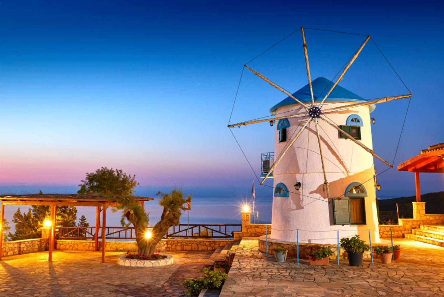 Old Windmill in Agios Nikolaos ,Zakynthos 