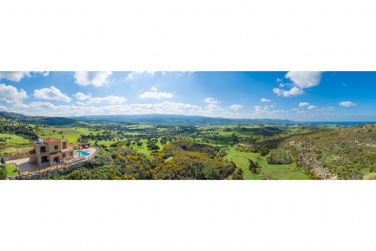 Aerial view of Villa Rallo