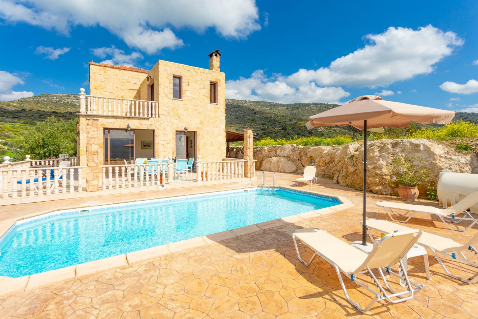 ,Beautiful villa with private pool and terrace