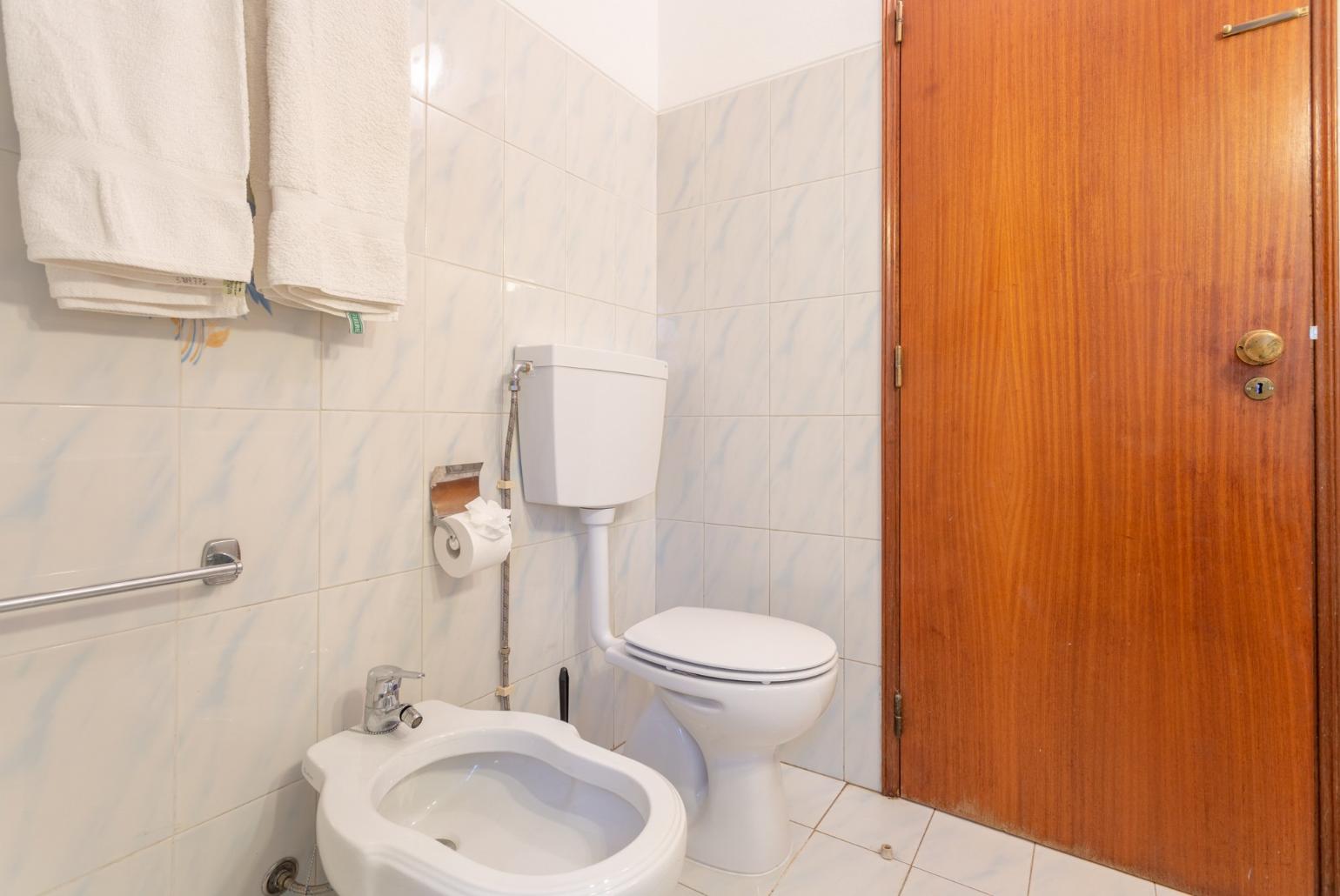 Family bathroom with shower