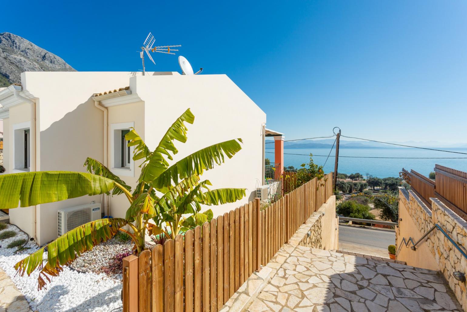 Beautiful villa with panoramic sea views